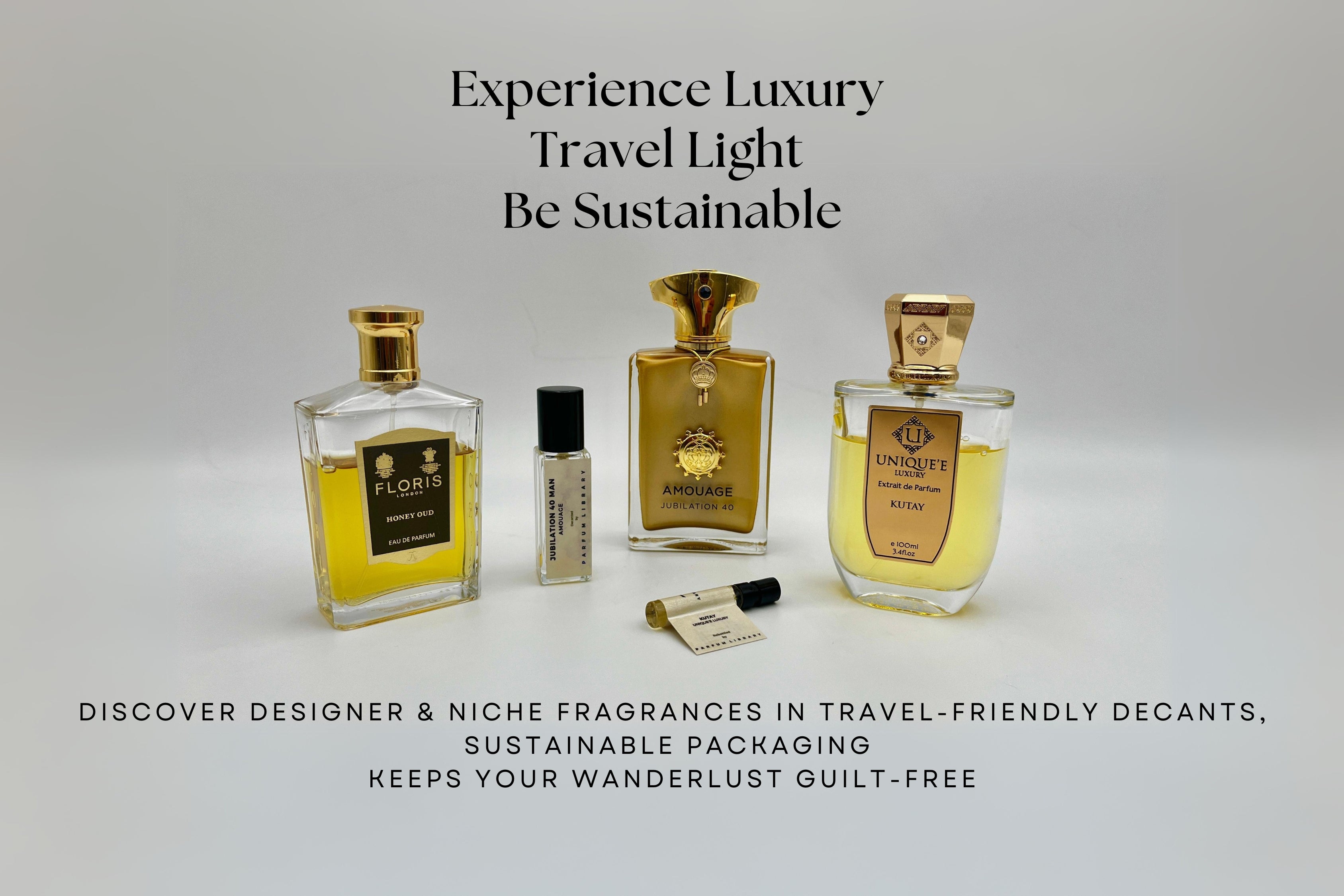 Niche and Designer Perfume fashion samples